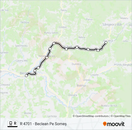 R Train Line Map