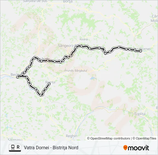 R Train Line Map