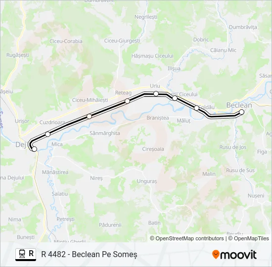 R Train Line Map
