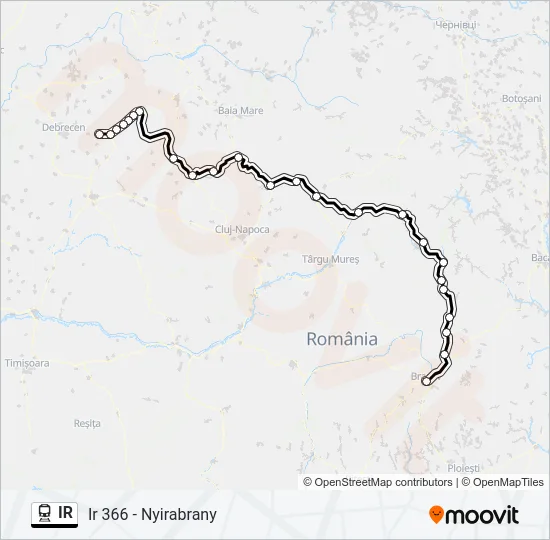 IR Train Line Map