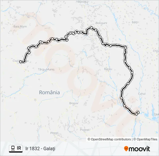 IR Train Line Map