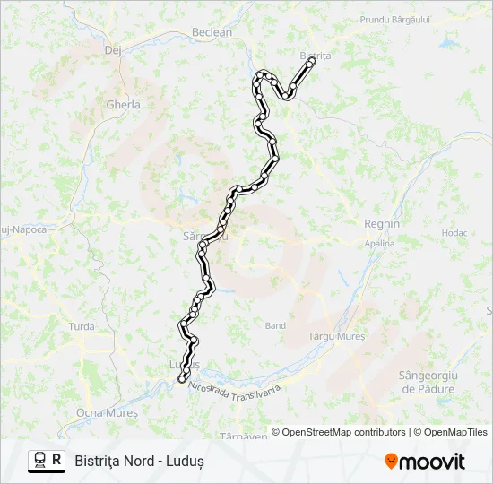 R Train Line Map