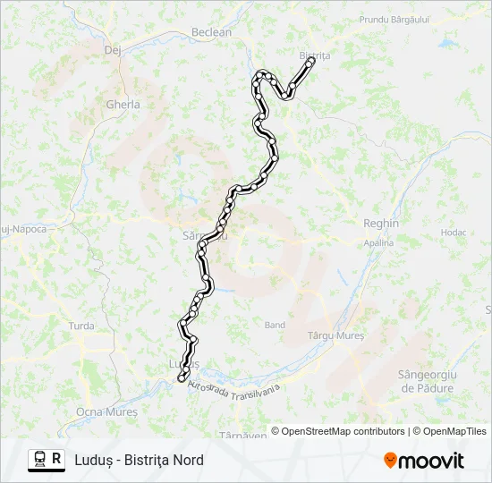 R Train Line Map