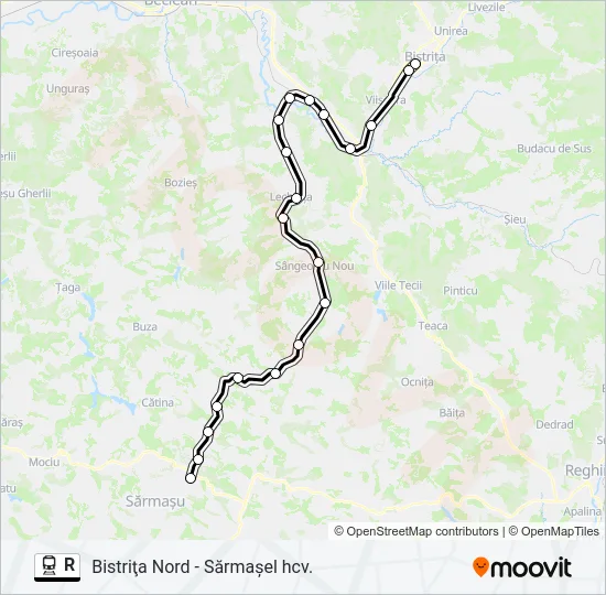 R Train Line Map