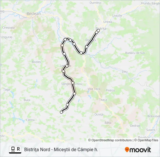 R Train Line Map