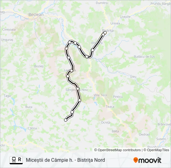 R Train Line Map