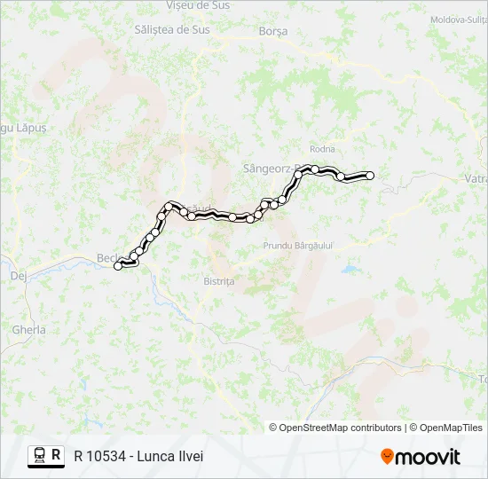 R Train Line Map