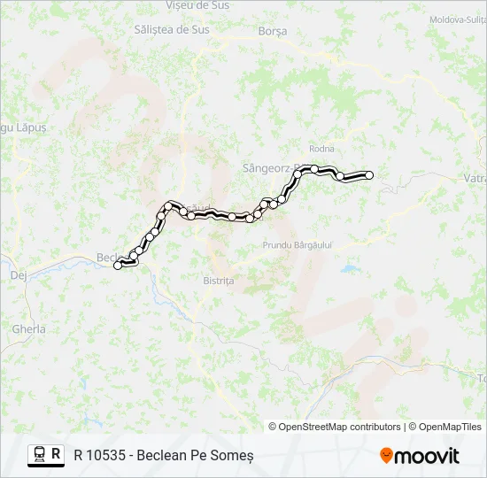 R Train Line Map