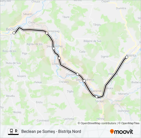 R Train Line Map
