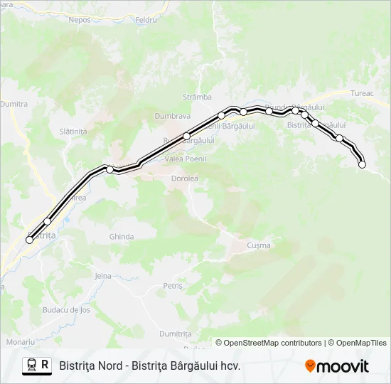 R Train Line Map