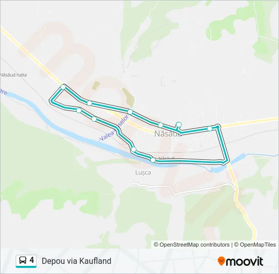 4 Bus Line Map