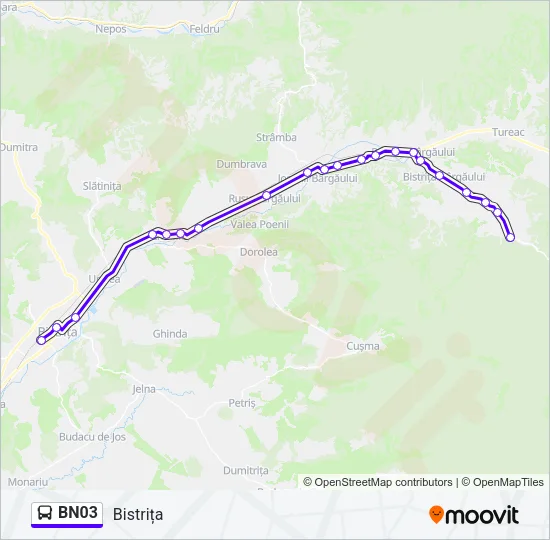 BN03 Bus Line Map