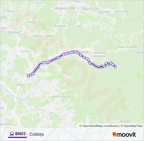 BN03 Bus Line Map
