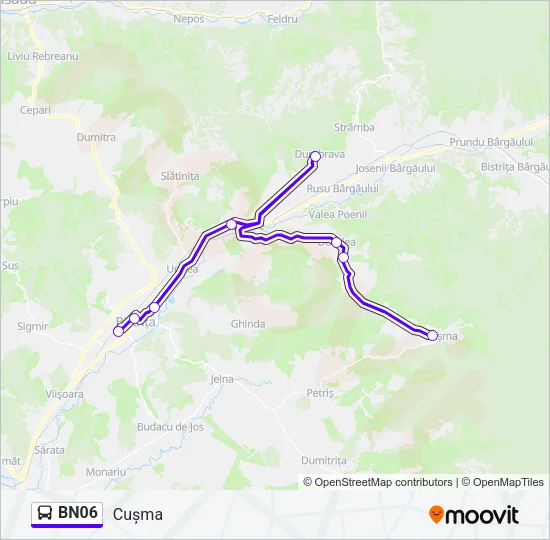 BN06 Bus Line Map