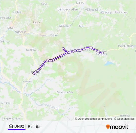 BN02 Bus Line Map