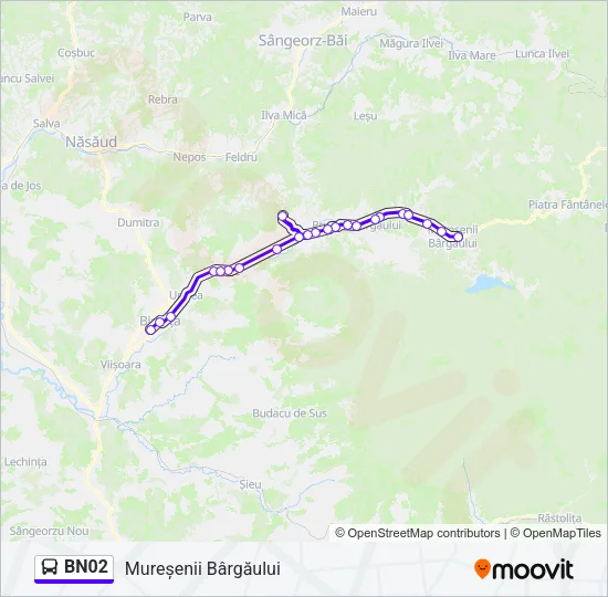 BN02 Bus Line Map