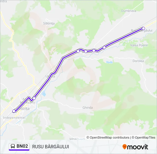 BN02 Bus Line Map