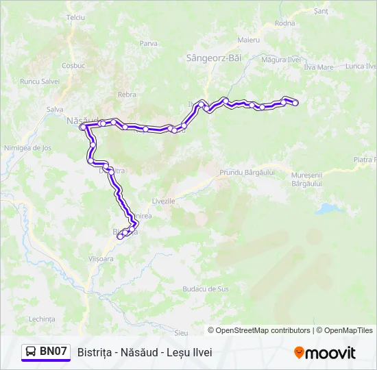 BN07 Bus Line Map