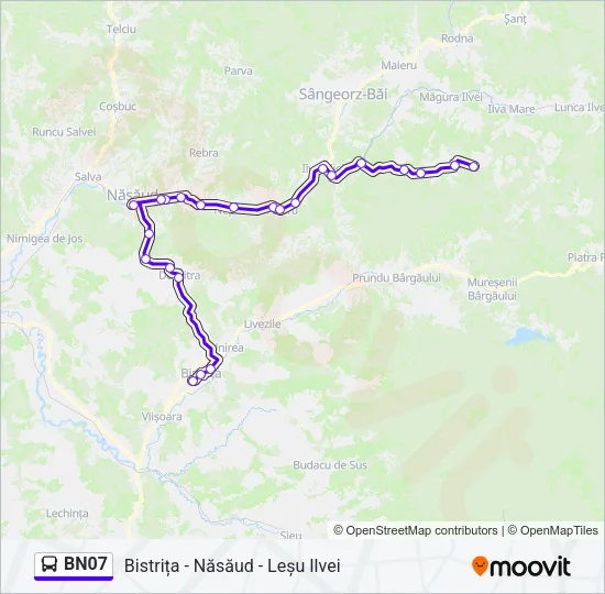 BN07 Bus Line Map