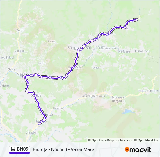 BN09 Bus Line Map