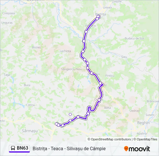 BN63 Bus Line Map
