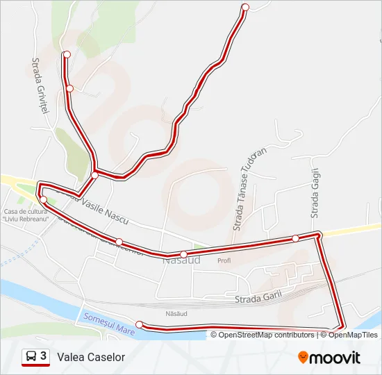 3 Bus Line Map