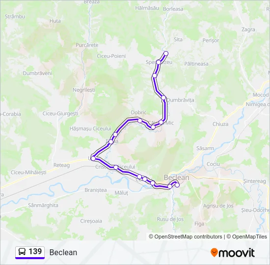 139 Bus Line Map