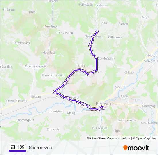 139 Bus Line Map