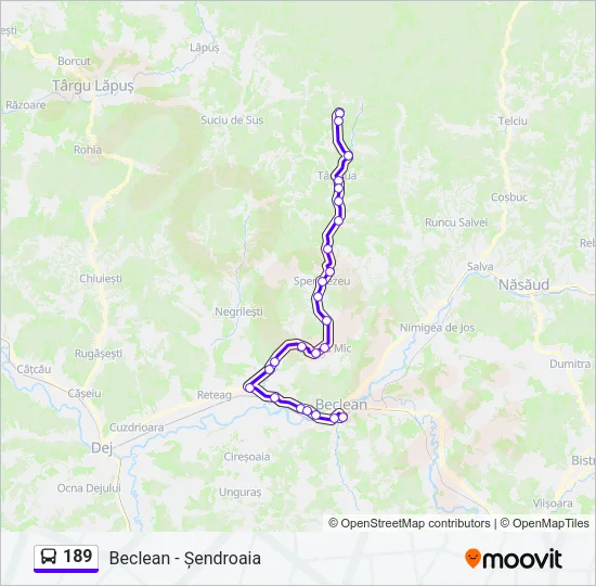 189 Bus Line Map