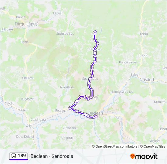 189 Bus Line Map