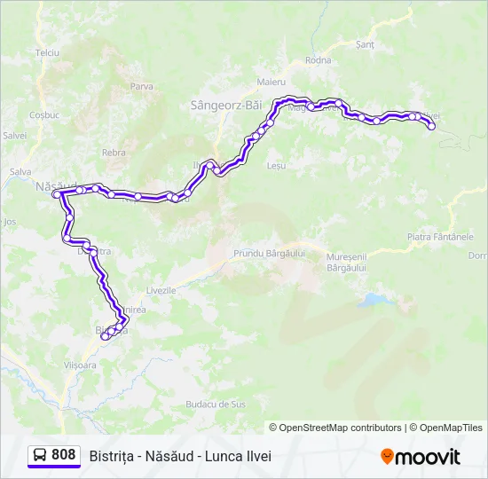 808 Bus Line Map