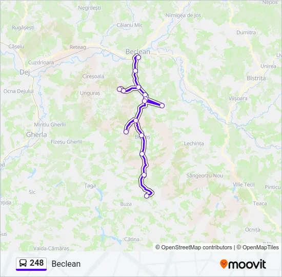 248 Bus Line Map