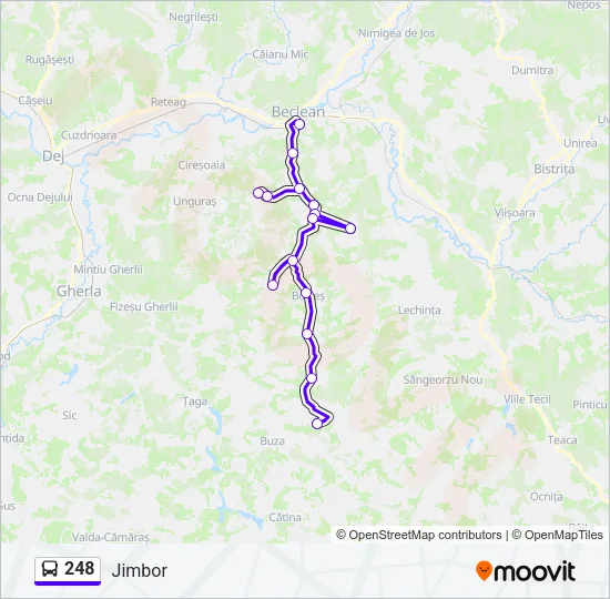 248 Bus Line Map