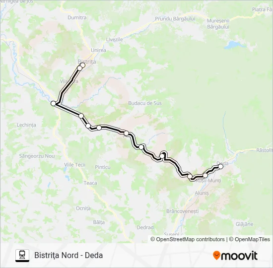 Deda Riuto BISTRIŢA NORD DEDA Route: Schedules, Stops & Maps - R 4143 - Deda (Updated)