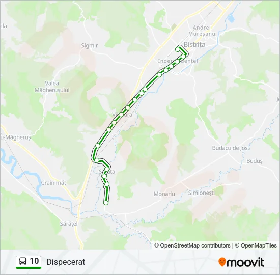 10 Bus Line Map