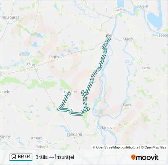 BR 04 Bus Line Map