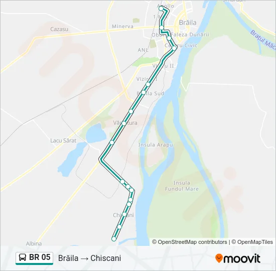 BR 05 Bus Line Map