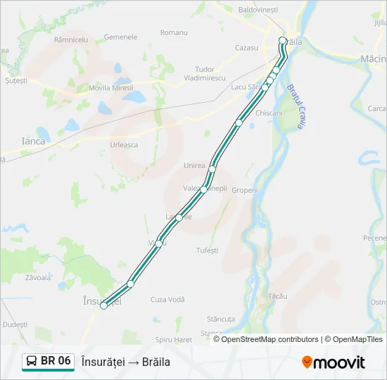 BR 06 Bus Line Map