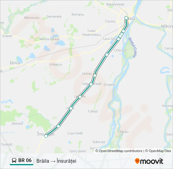 BR 06 Bus Line Map
