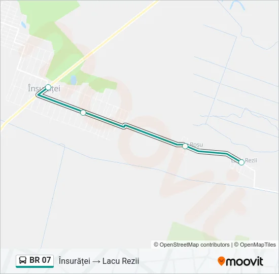 BR 07 Bus Line Map