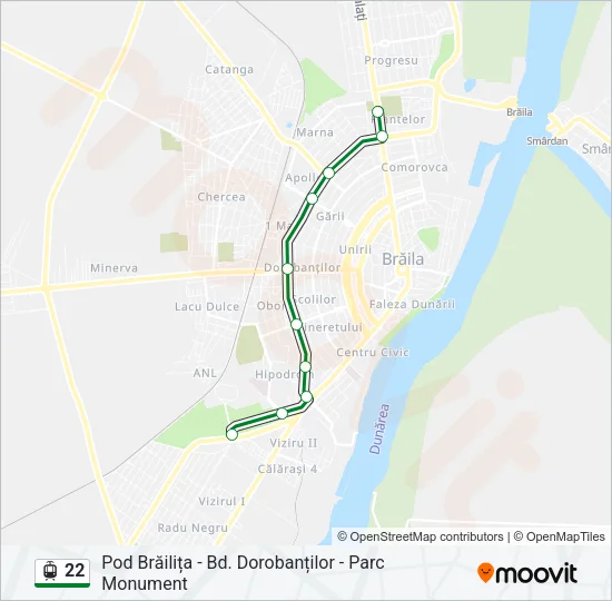 22 Light Rail Line Map