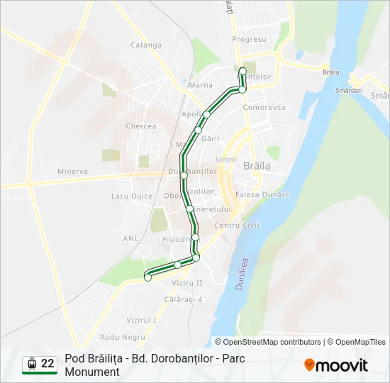 22 Light Rail Line Map