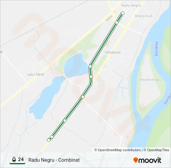24 Light Rail Line Map