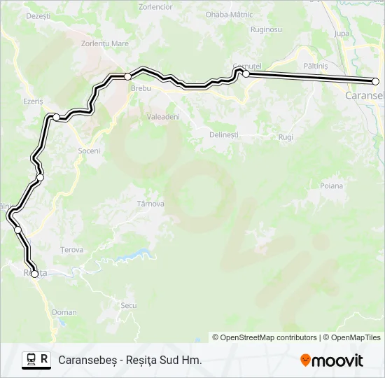 R Train Line Map