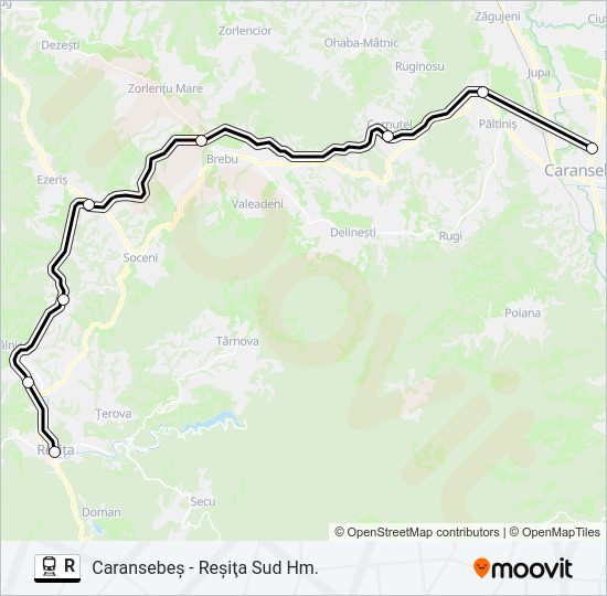 R Train Line Map