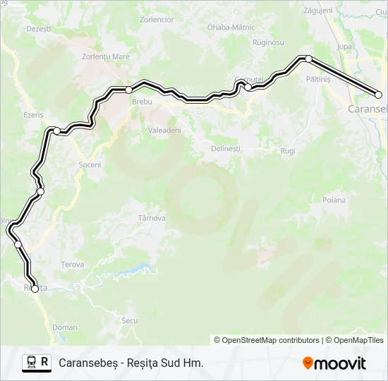R Train Line Map