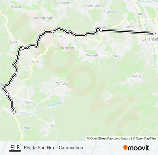 R Train Line Map