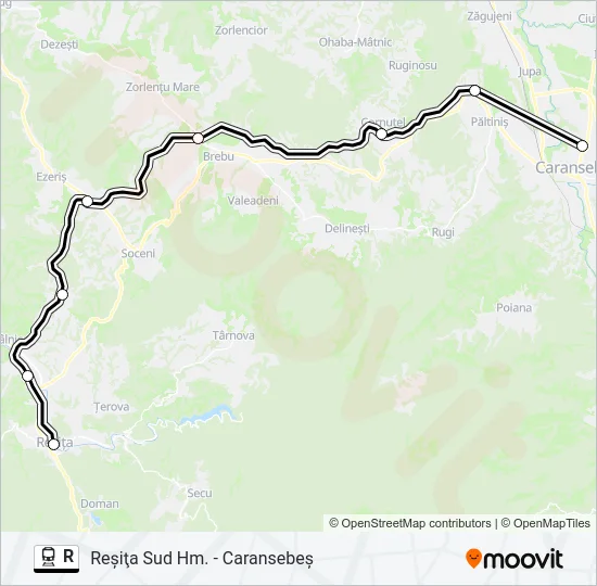 R Train Line Map