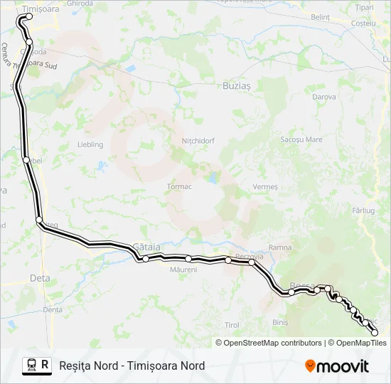R Train Line Map