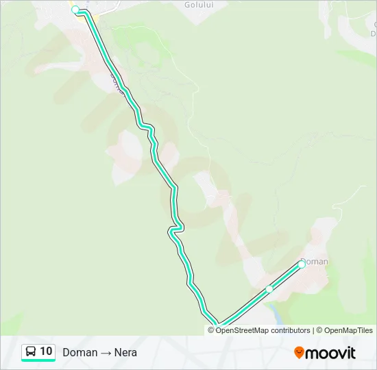 10 Bus Line Map